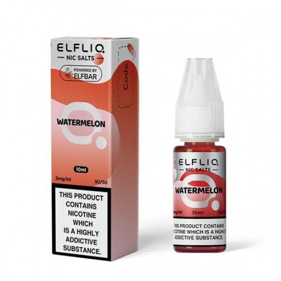 Watermelon Nic Salt E-Liquid by Elf Bar Elfliq Salts 10ml